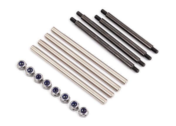 TRAXXAS 9042X Suspension pin set, extreme heavy duty, complete (front and rear) (hardened steel) (3x52mm (4), 3x32mm (2), 3x40mm (2))/ M2.5x0.45mm NL (8) (**USE ONLY WITH 9080 UPGRADE)