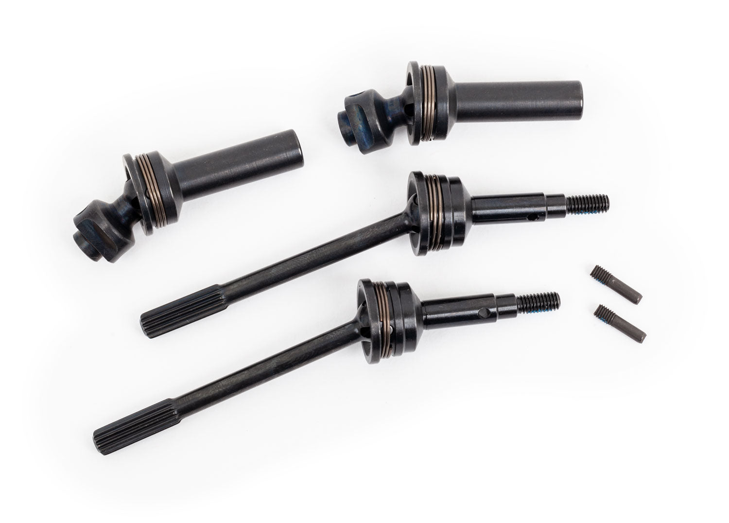 TRAXXAS 9052R Driveshafts, rear, extreme heavy duty, steel-spline constant-velocity with 6mm stub axles (complete assembly) (2) (for use with #9080 upgrade kit)