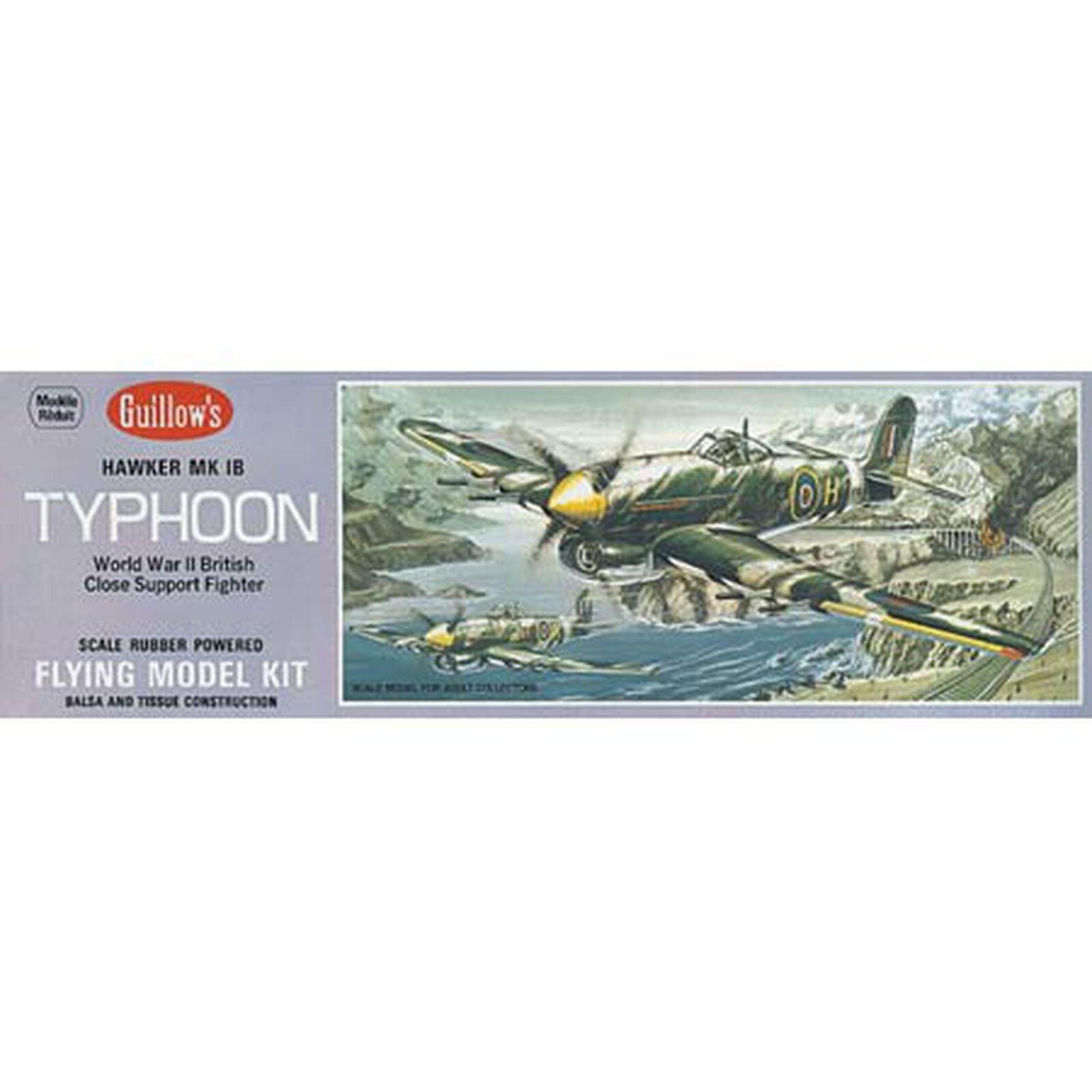GUILLOWS 906 Hawker Typhoon 1B Kit, 18"
