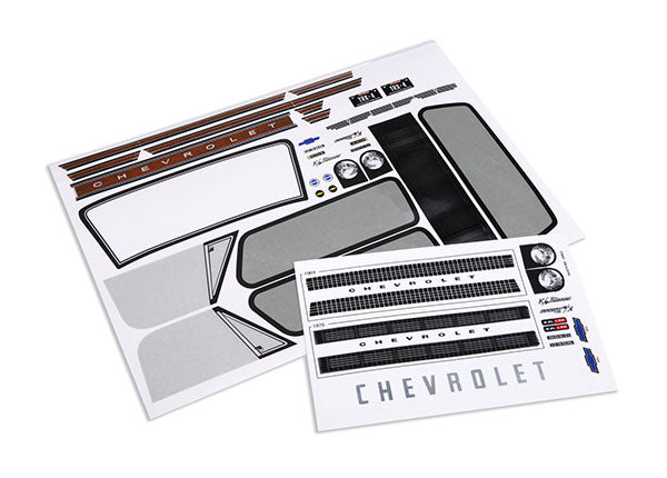TRAXXAS 9113 Decal sheets, Chevrolet Blazer (1969 -1972)