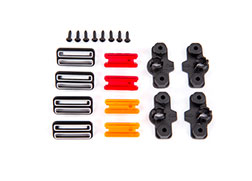 TRAXXAS 9116 Marker light housing (4)/ marker light mount (4)/ marker light lens (red (2), amber (2))/ reverse lens (left & right)/ 1.6x5 BCS (self-tapping) (8)
