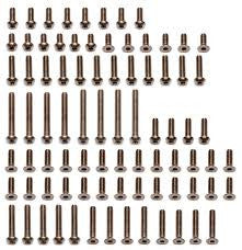 ASSOCIATED 91600 FT Titanium Screw Set RC10B5M (83 Screws)