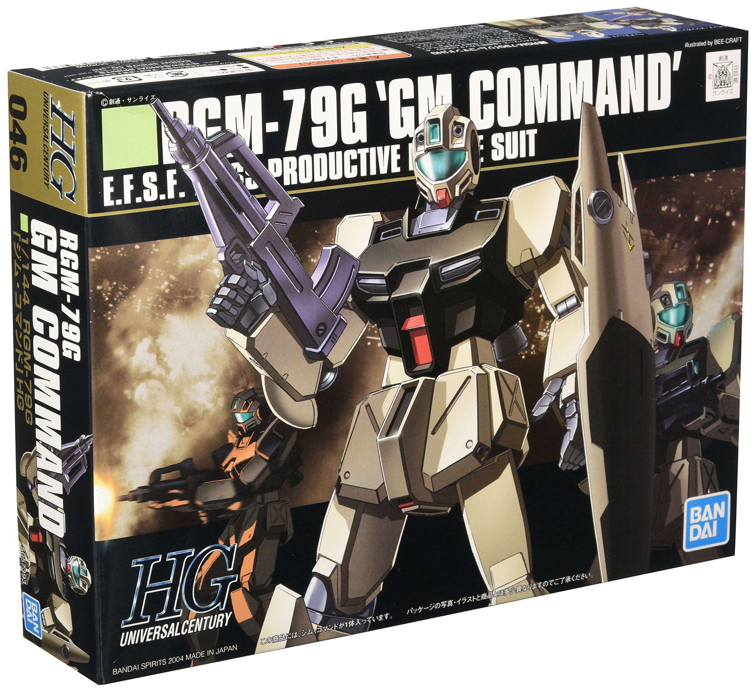 BANDAI 5057393 #46 RGM-79G GM Command "Gundam 0080", Bandai HGUC