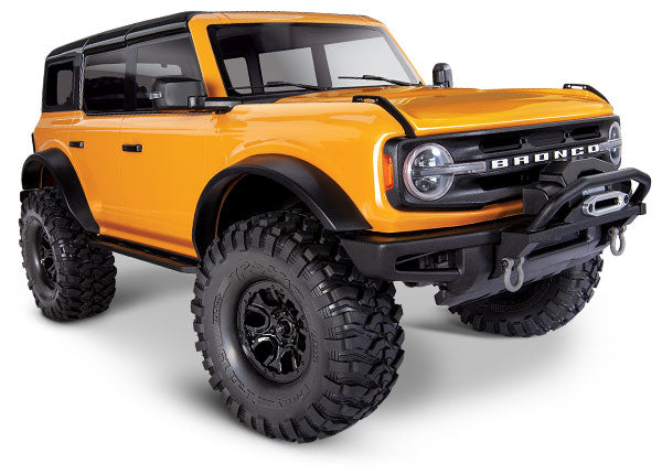 TRAXXAS 92076-4 TRX-4 Scale and Trail Crawler with 2021 Ford Bronco Body: 1/10 Scale 4WD Electric Truck. RTR with TQi Radio System, XL-5 HV ESC (fwd/rev), and Titan® 550 motor