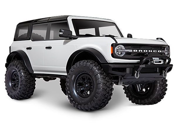 TRAXXAS 92076-4 TRX-4 Scale and Trail Crawler with 2021 Ford Bronco Body: 1/10 Scale 4WD Electric Truck. RTR with TQi Radio System, XL-5 HV ESC (fwd/rev), and Titan® 550 motor
