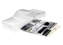 TRAXXAS 9212 Body, Chevrolet K10 Truck (1979) (clear, requires painting)/ decals/ window masks (includes grille, side mirrors, door handles, windshield wipers, clipless mounting, hardware) (requires #9288 inner fenders)