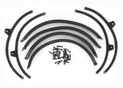 TRAXXAS 9227 Fender flares, front & rear (2 each)/ flare mounts (4)/ 2x8 CS (24) (fits #9211 body)
