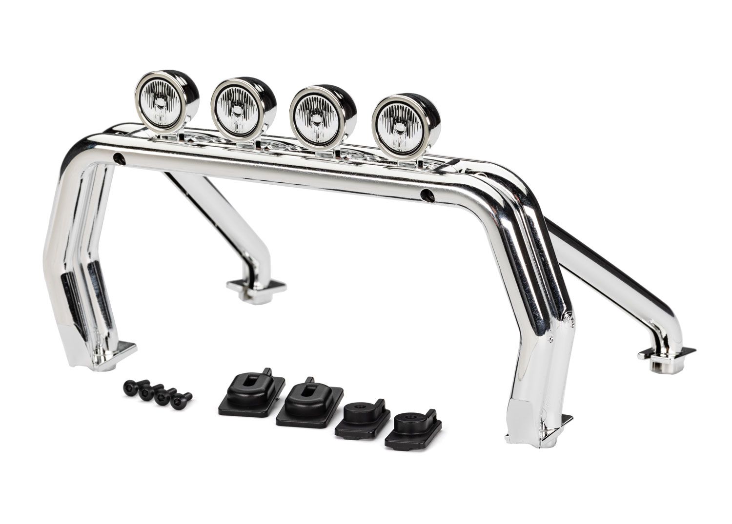 TRAXXAS 9262 Roll bar/ roll bar mounts, left & right/ 2.6x12mm BCS (self-tapping) (4) (fits #9212 body)