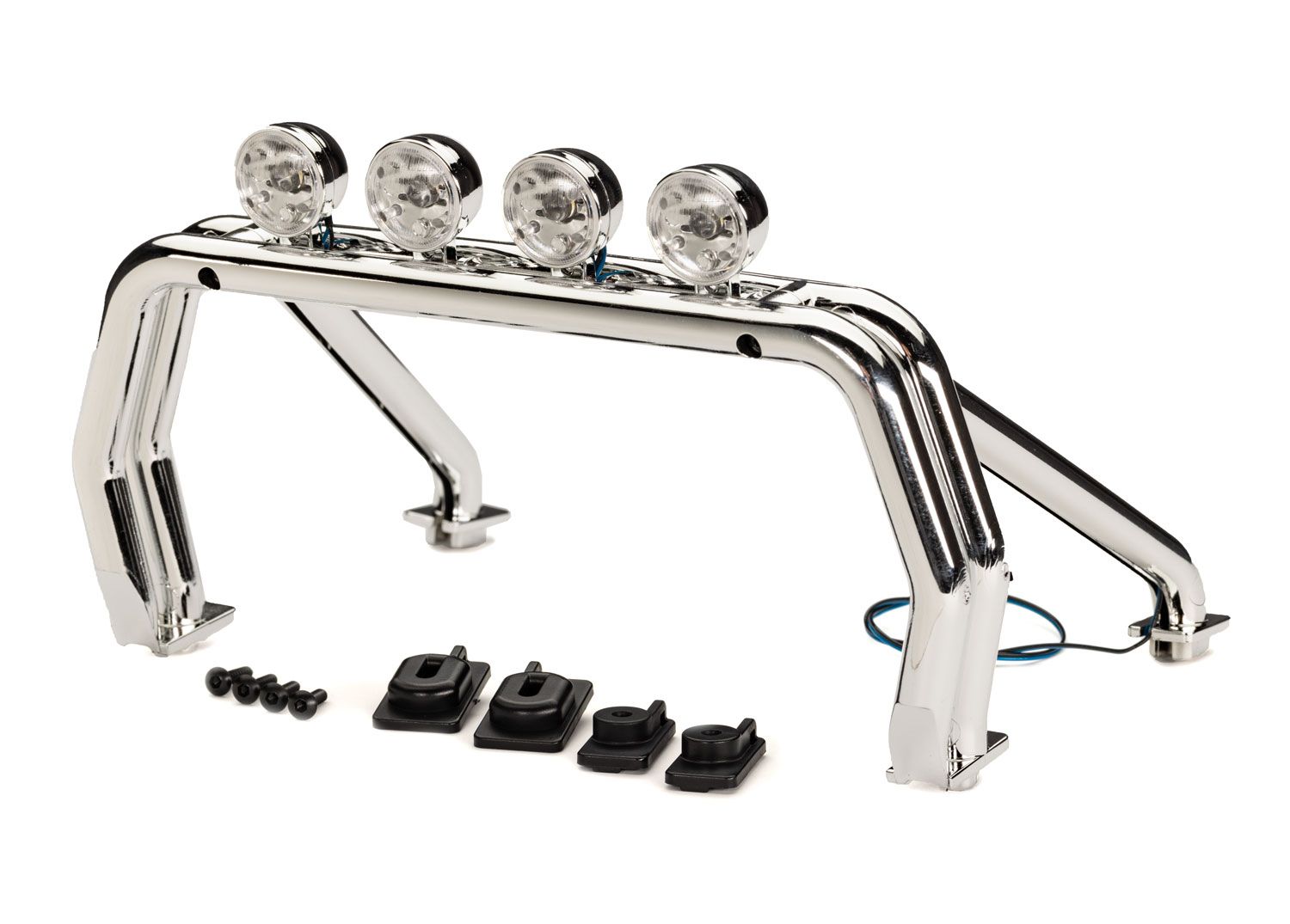 TRAXXAS 9262X Roll bar (assembled with LED light bar)/ roll bar mounts, left & right/ 2.6x12mm BCS (self-tapping) (4) (fits #9212 body)