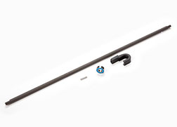 TRAXXAS 9355 Driveshaft, center, steel (266mm)/ pin/ support, center driveshaft/ 5x11x4 bearing
