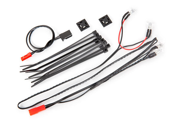 TRAXXAS 9385 LED light harness/ power harness/ zip ties (9)/ mounts (2)