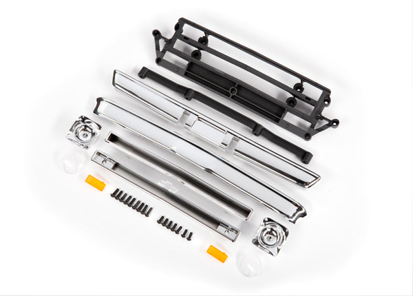 TRAXXAS 9415R Body accessories, Chevrolet C10, chrome (includes grille (upper & lower), headlight housings (left & right), bumpers (front & rear), mounting retainers and hardware)
