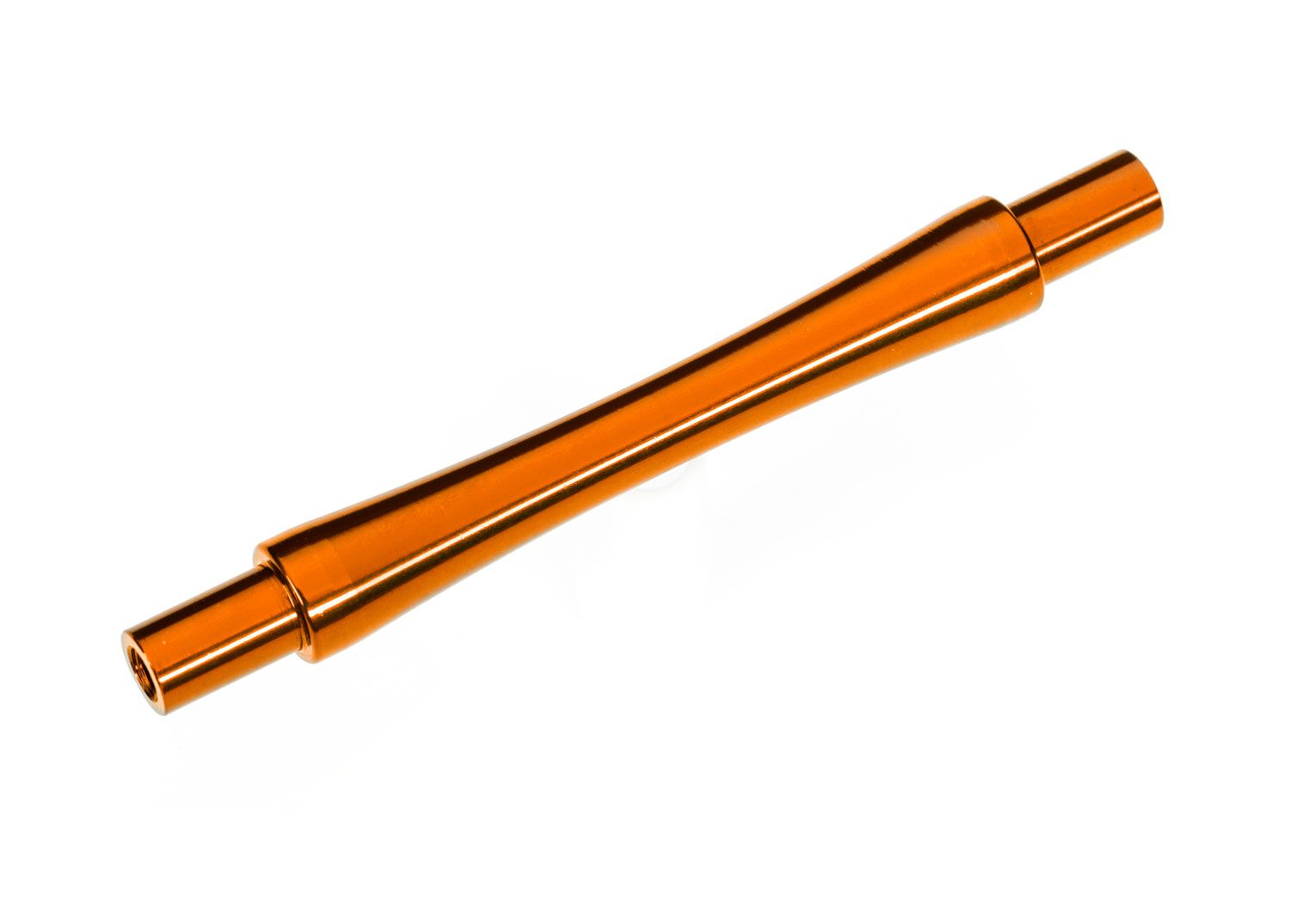 TRAXXAS 9463A Axle, wheelie bar, 6061-T6 aluminum (orange-anodized) (1)/ 3x12 BCS (with threadlock) (2)