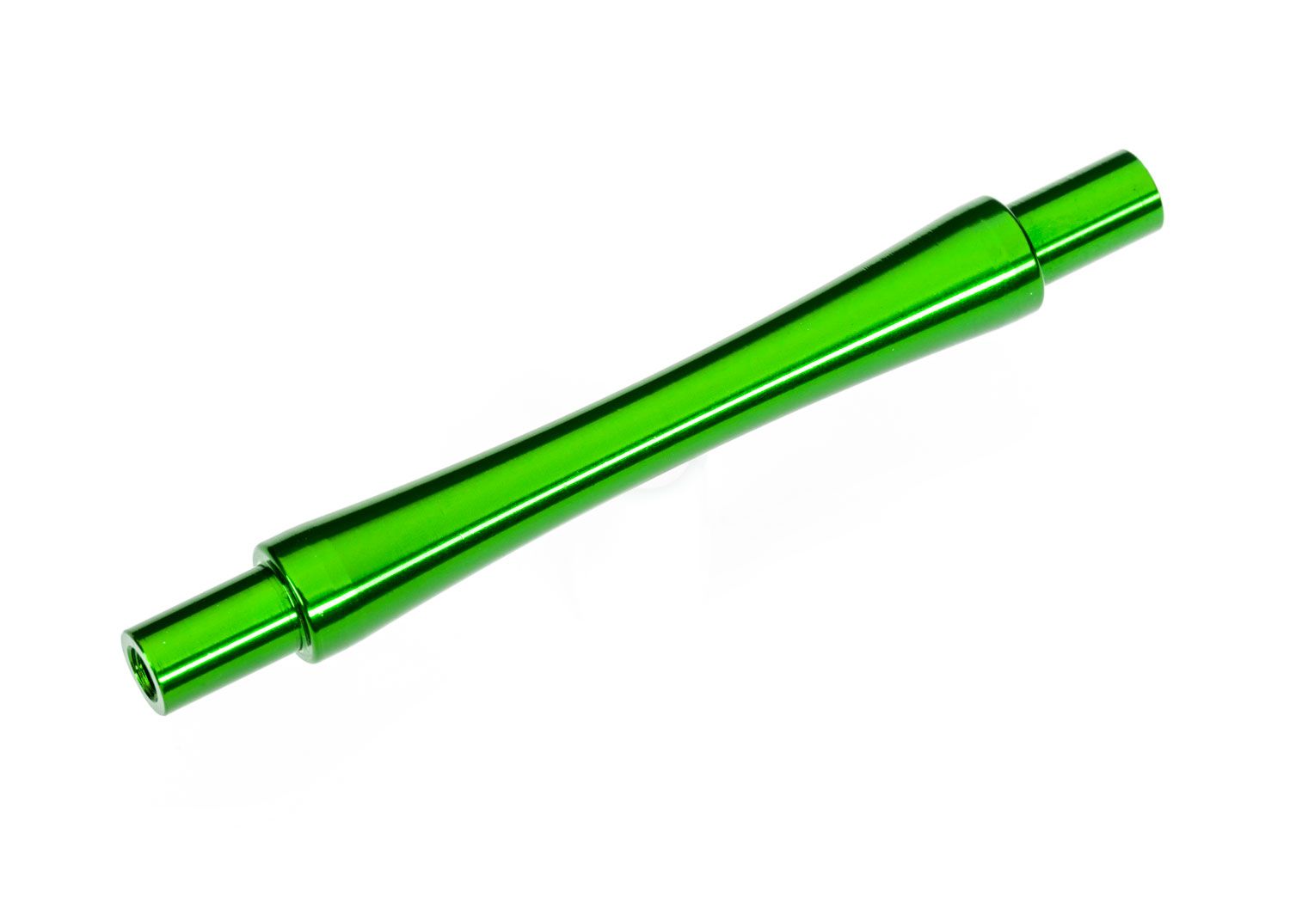 TRAXXAS 9463G Axle, wheelie bar, 6061-T6 aluminum (green-anodized) (1)/ 3x12 BCS (with threadlock) (2)