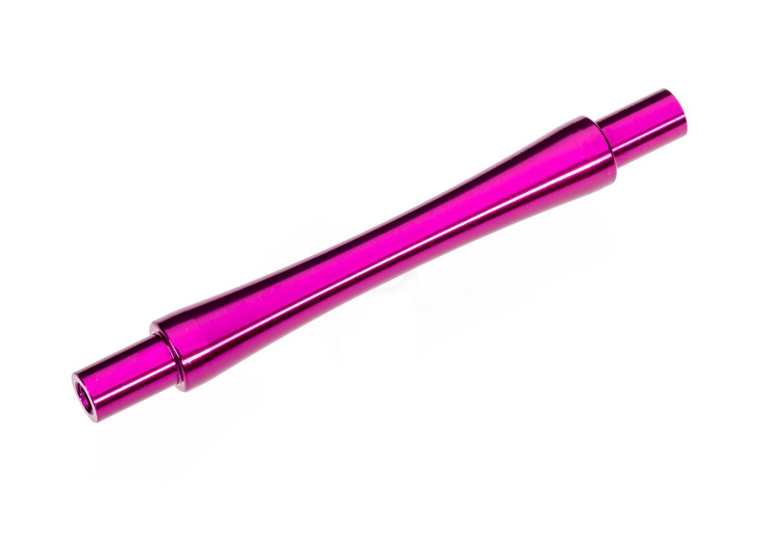 TRAXXAS 9463P Axle, wheelie bar, 6061-T6 aluminum (pink-anodized) (1)/ 3x12 BCS (with threadlock) (2)