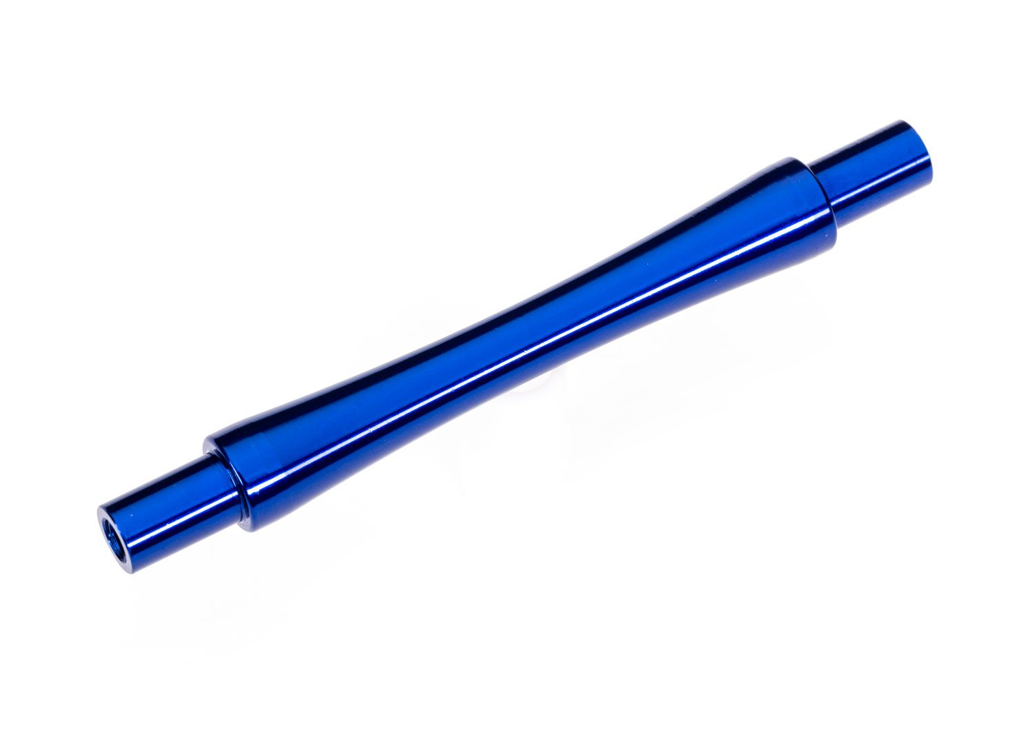 TRAXXAS 9463X Axle, wheelie bar, 6061-T6 aluminum (blue-anodized) (1)/ 3x12 BCS (with threadlock) (2)