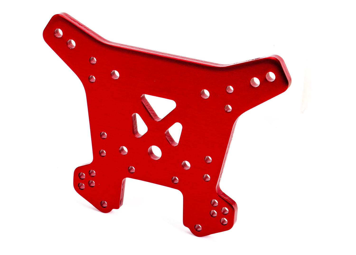 TRAXXAS 9538R Shock tower, rear, 6061-T6 aluminum (red-anodized)