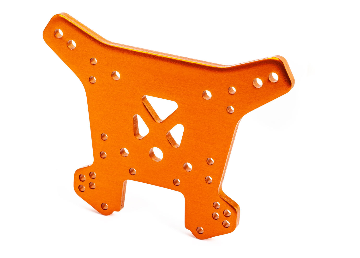 TRAXXAS 9538T Shock tower, rear, 6061-T6 aluminum (orange-anodized)