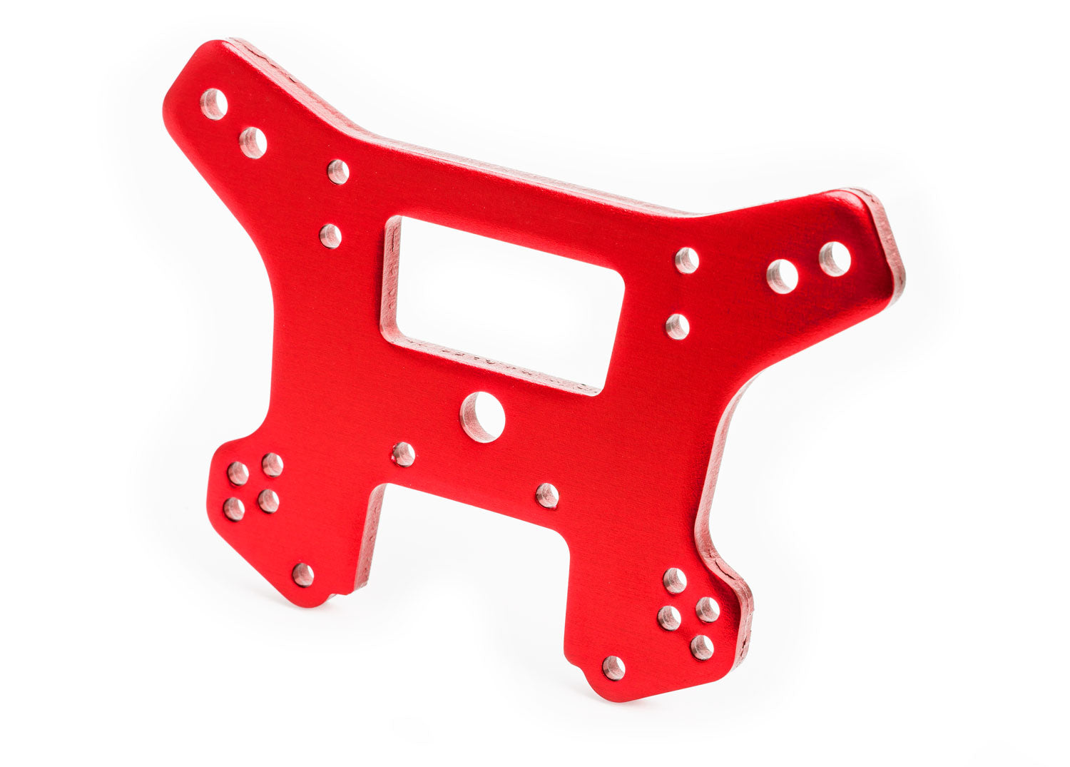 TRAXXAS 9539R Shock tower, front, 6061-T6 aluminum (red-anodized)