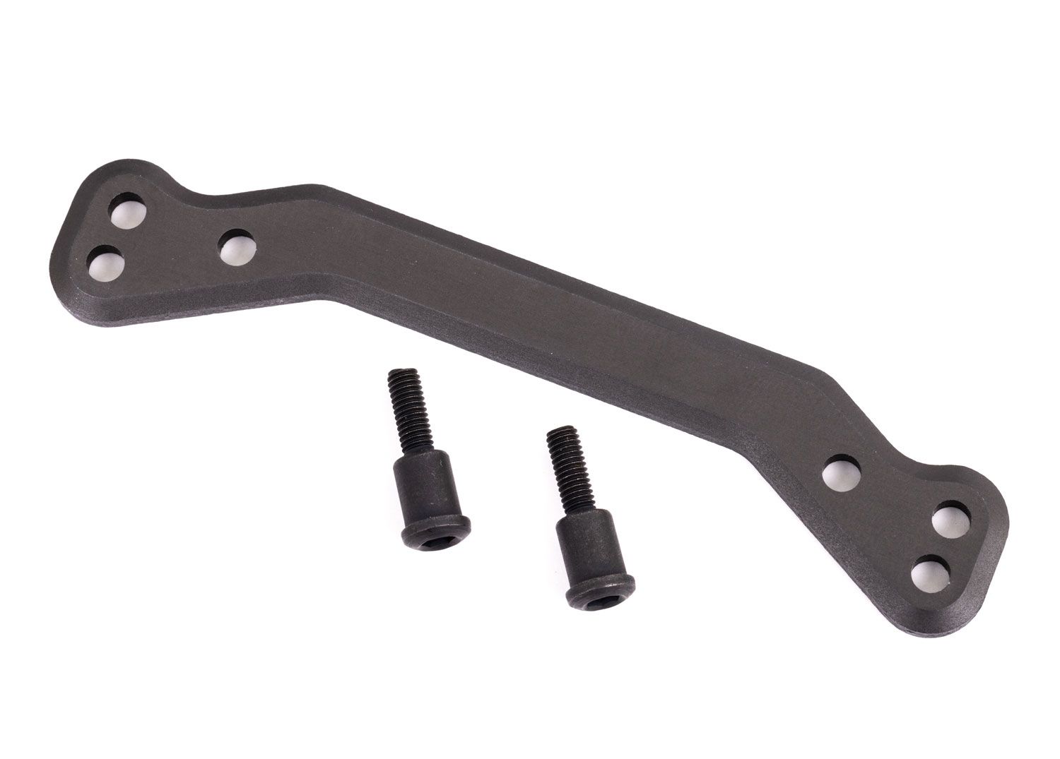 TRAXXAS 9546A Draglink, steering, 6061-T6 aluminum (dark titanium-anodized)/ 3x14mm SS (2)