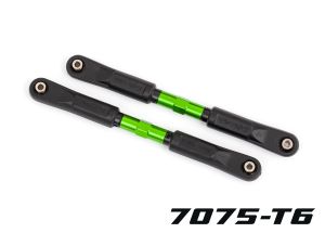 TRAXXAS 9547G Camber links, front, Sledge® (TUBES green-anodized, 7075-T6 aluminum, stronger than titanium) (117mm) (2)/ rod ends, assembled with steel hollow balls (4)/ aluminum wrench, 8mm (1)