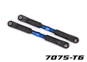 TRAXXAS 9547X Camber links, front, Sledge® (TUBES blue-anodized, 7075-T6 aluminum, stronger than titanium) (117mm) (2)/ rod ends, assembled with steel hollow balls (4)/ aluminum wrench, 8mm (1)