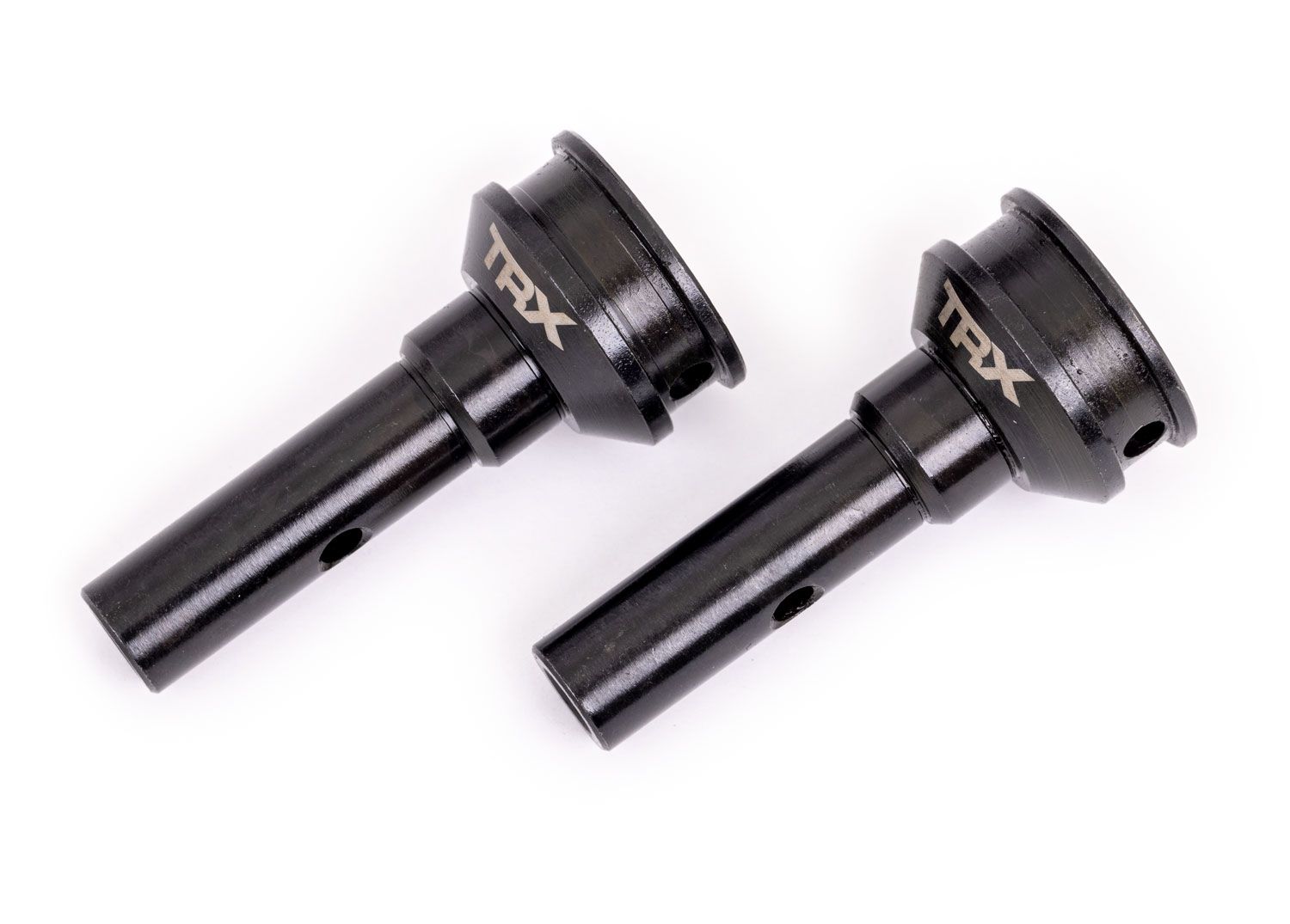 TRAXXAS 9553X Stub axles, hardened steel (2) (for steel constant-velocity driveshafts) (fits Sledge®)