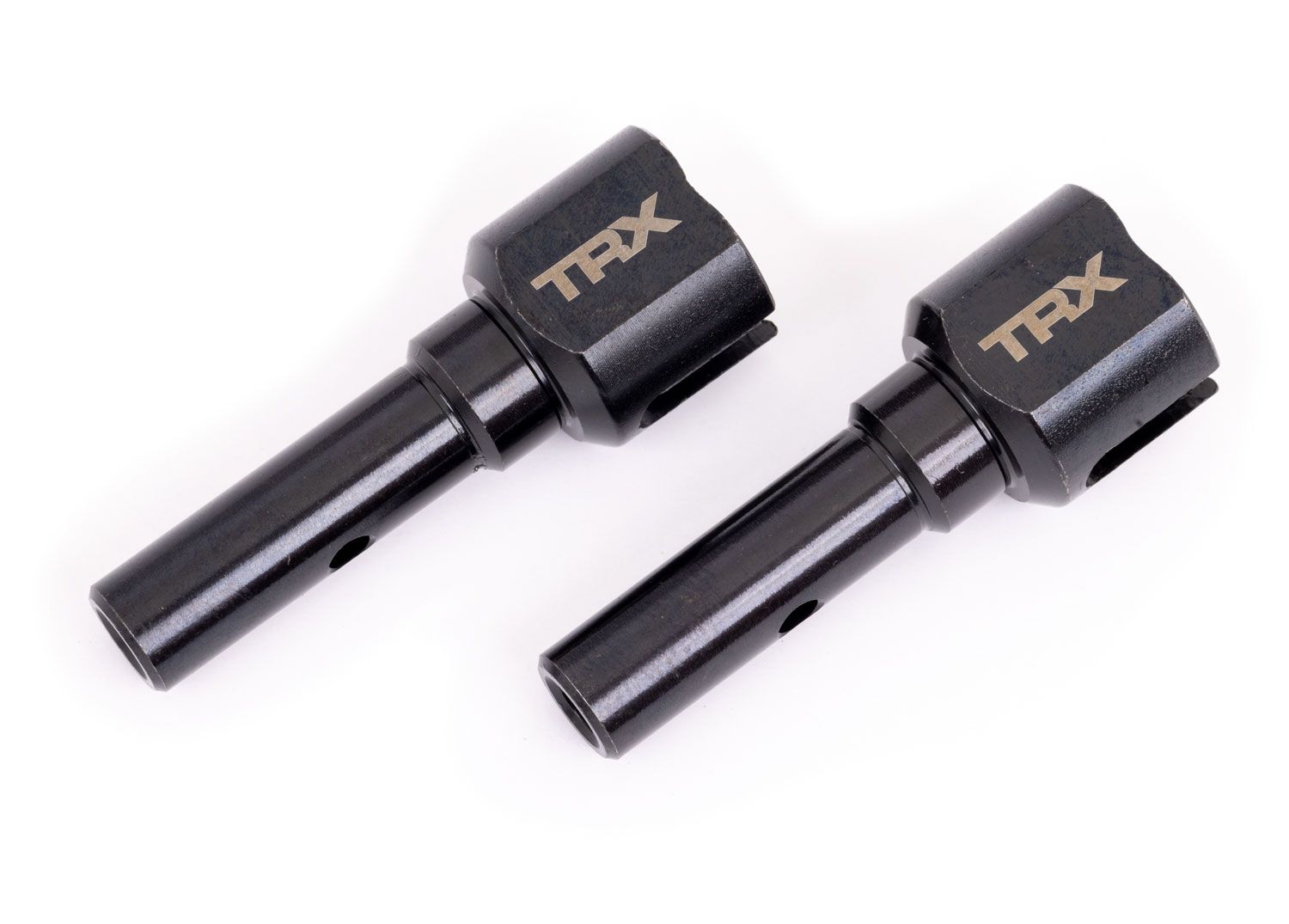 TRAXXAS 9554X Stub axles, hardened steel (2) (for use only with #9557 driveshaft) (fits Sledge®)