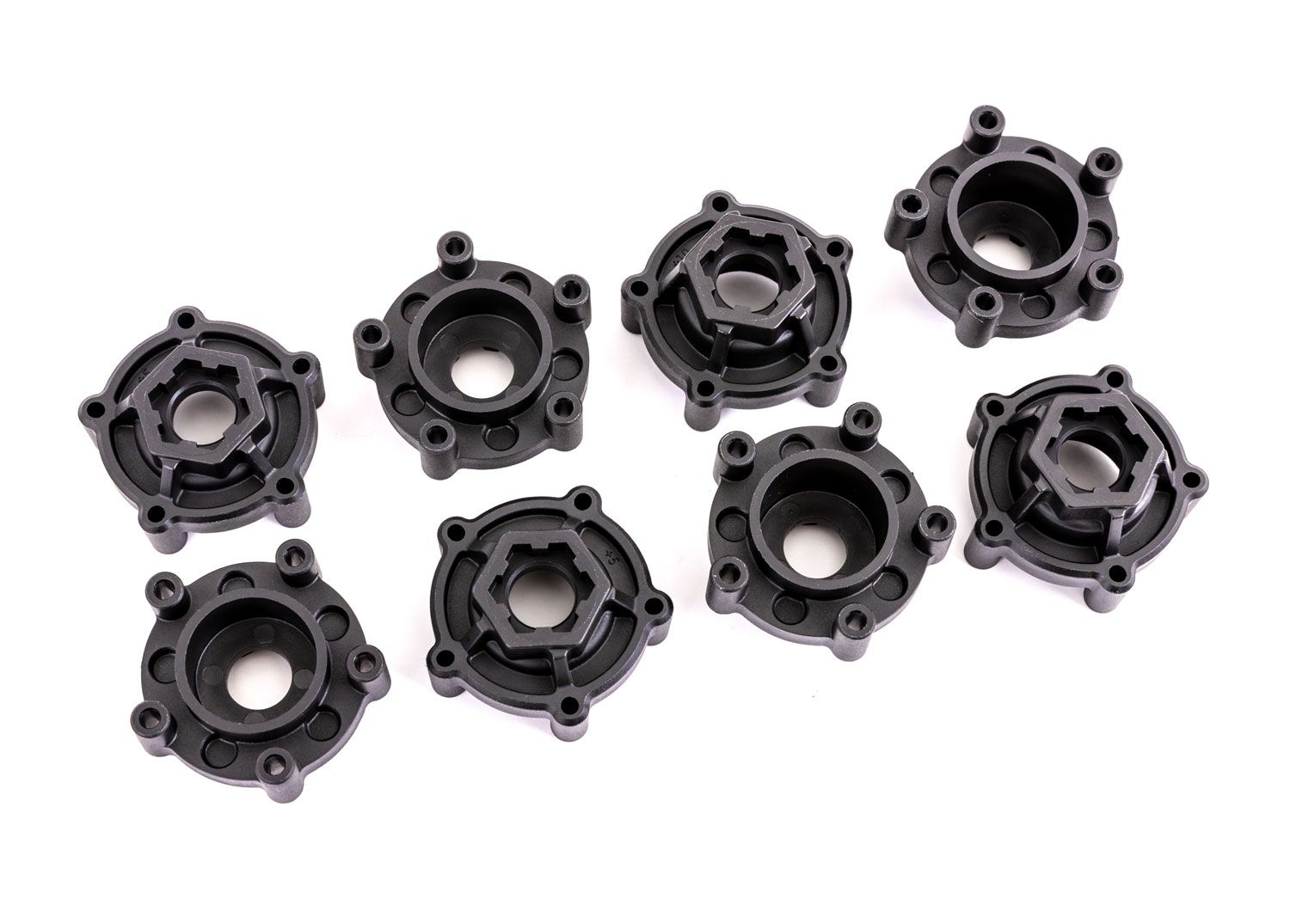TRAXXAS 9567 Wheel hubs, +5 mm (4), +10 mm (4) (fits #9572 wheels)