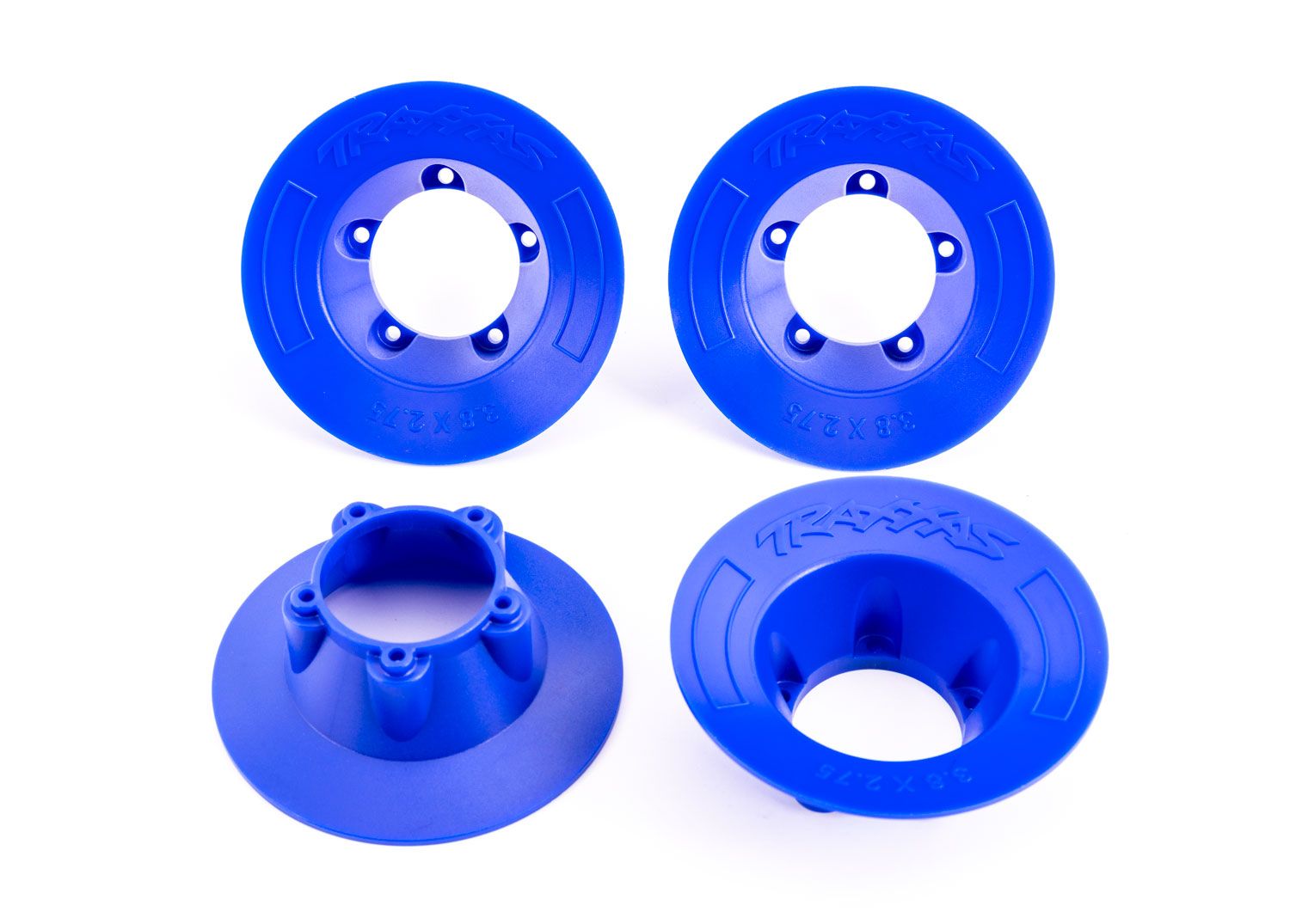 TRAXXAS 9569X Wheel covers, blue (4) (fits #9572 wheels)