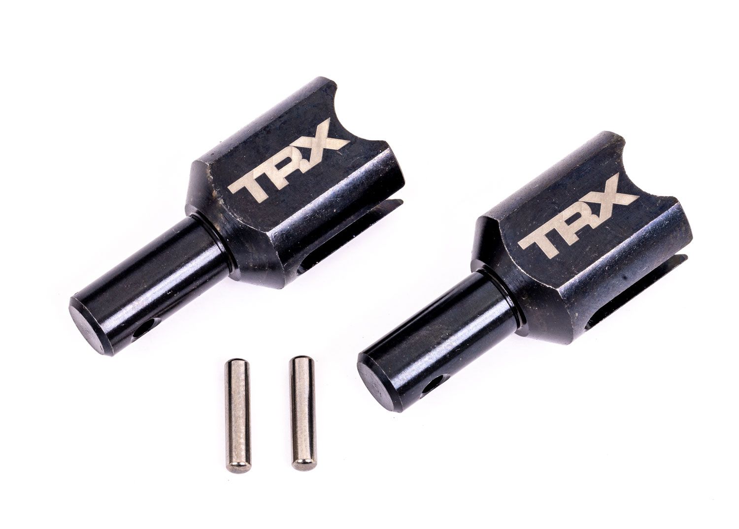 TRAXXAS 9583X Differential output cup, front or rear (hardened steel, heavy duty) (2)/ 2.5x12mm pin (2)
