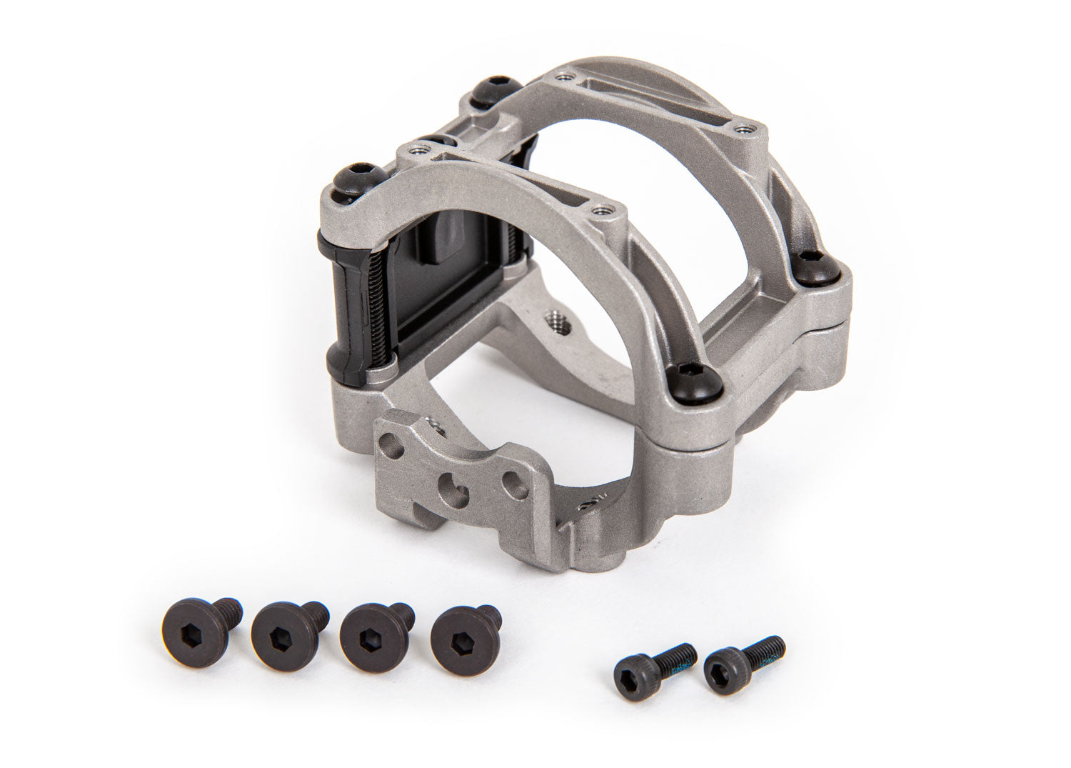 TRAXXAS 9589 Motor mount, aluminum (upper and lower)/ motor mount spacer/ hardware