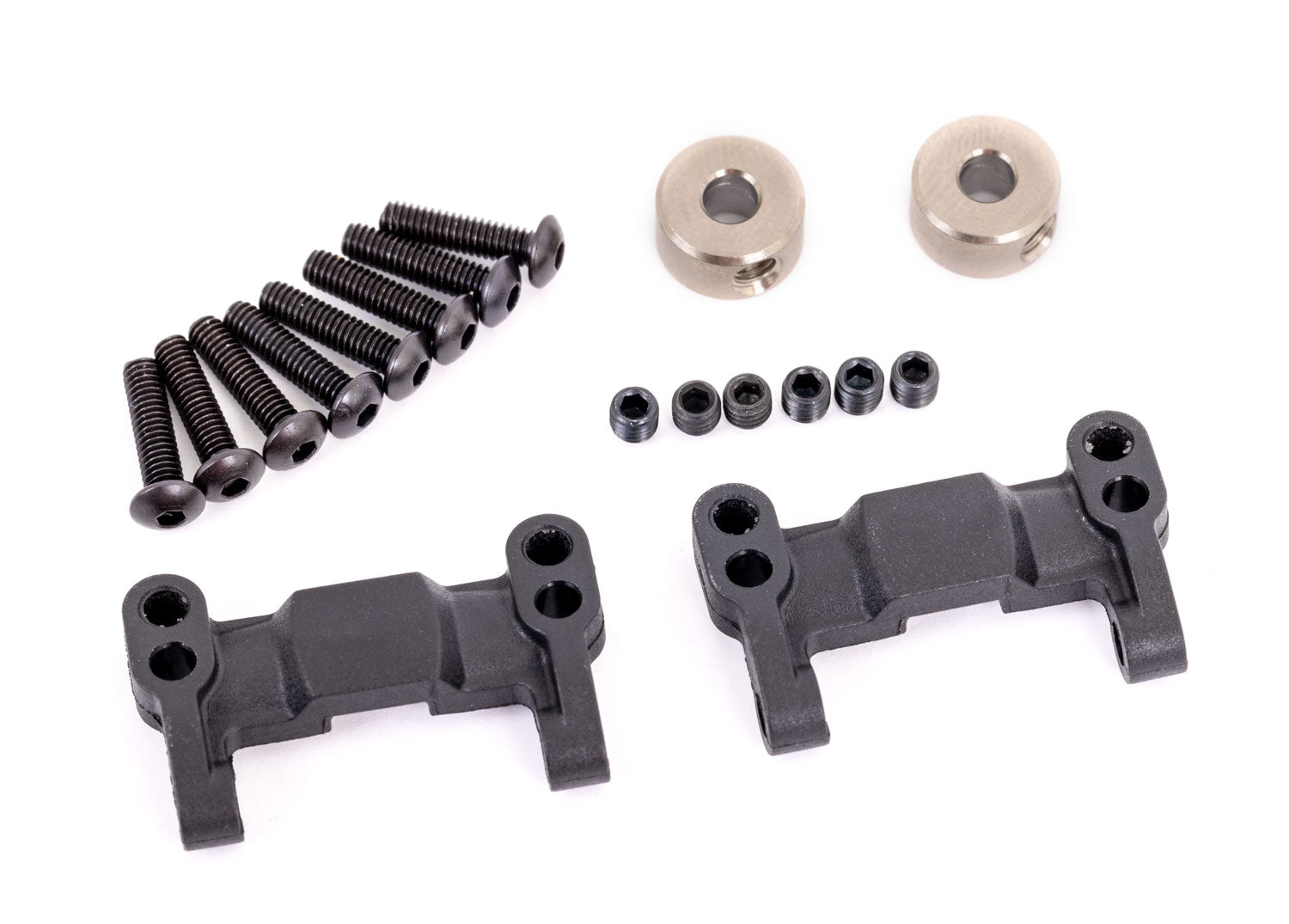 TRAXXAS 9597 Mounts, sway bar/ collars (front and rear)