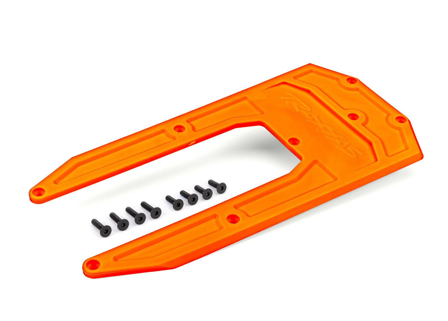 TRAXXAS 9623T Skidplate, chassis, orange (fits Sledge®)