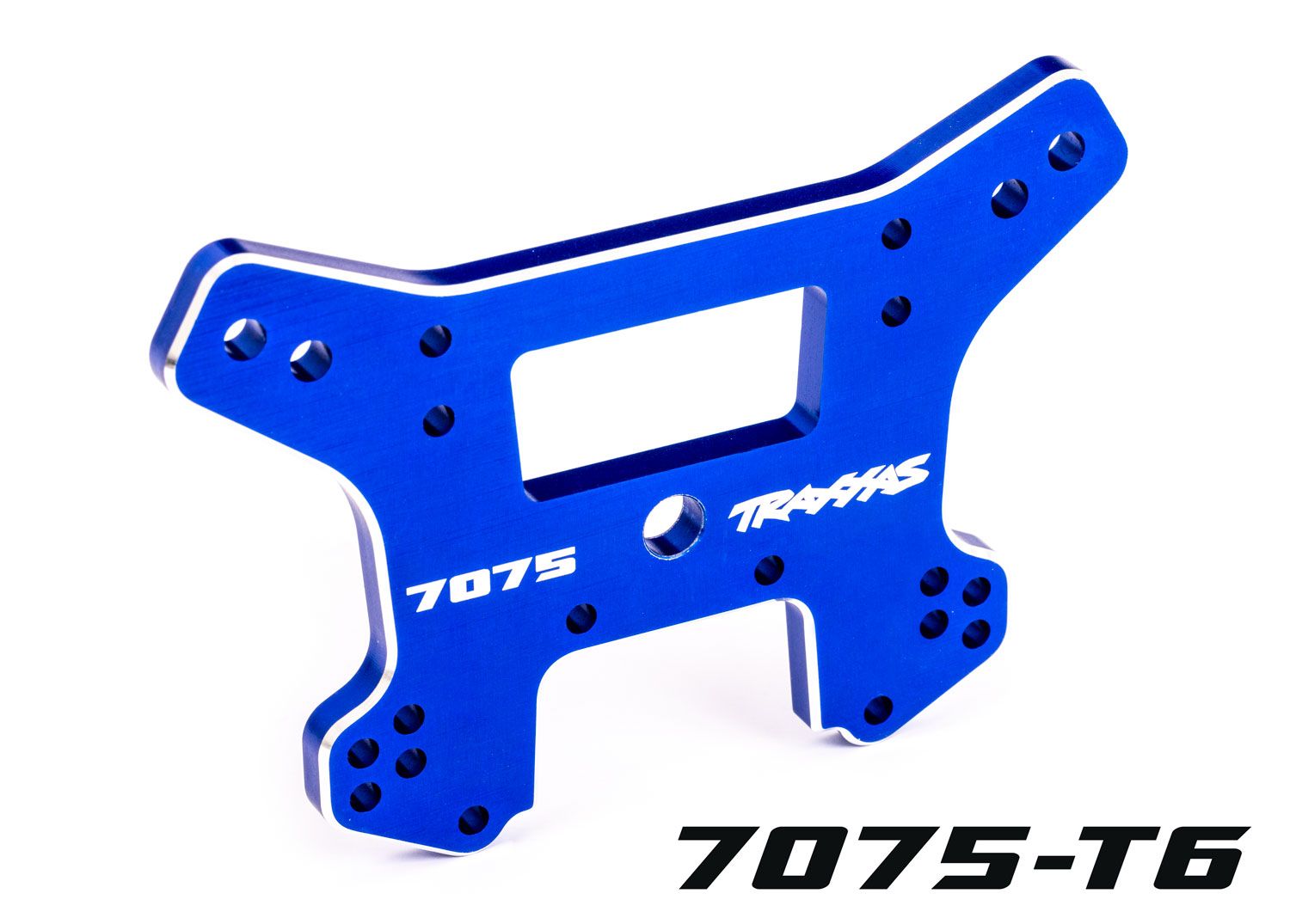 TRAXXAS 9639 Shock tower, front, 7075-T6 aluminum (blue-anodized) (fits Sledge®)
