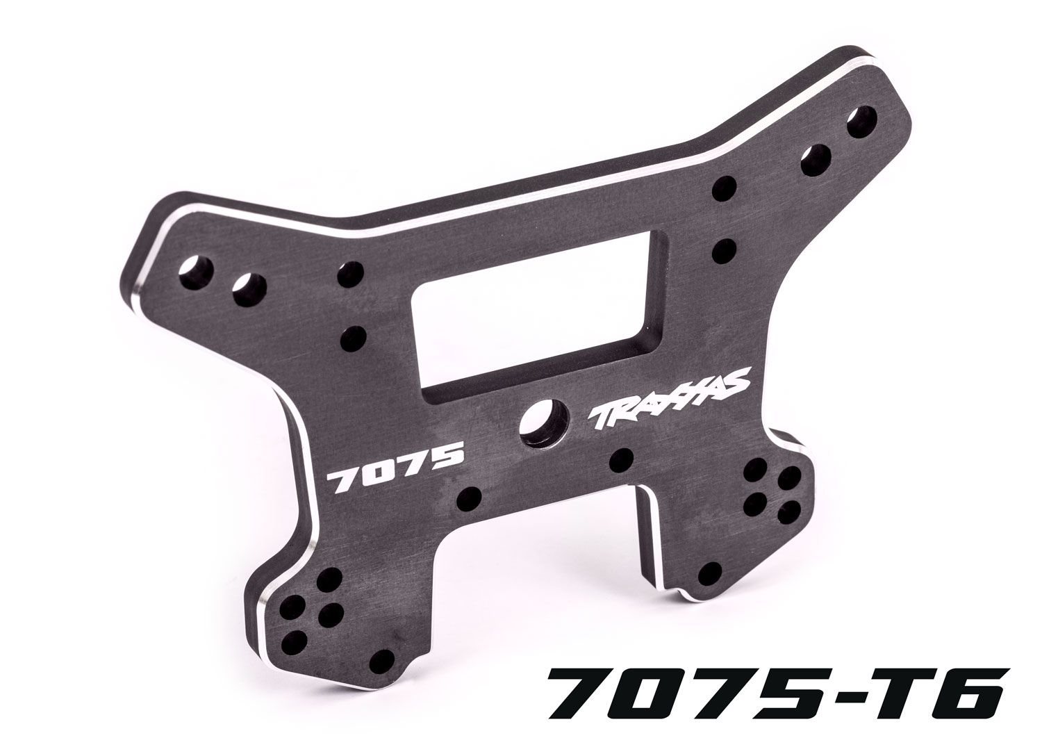 TRAXXAS 9639A Shock tower, front, 7075-T6 aluminum (dark titanium-anodized) (fits Sledge®)