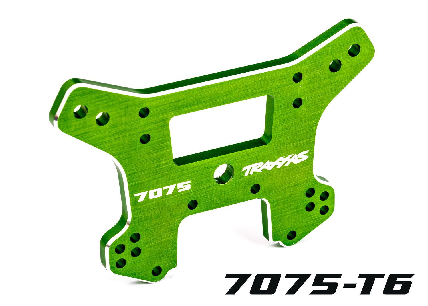 TRAXXAS 9639G Shock tower, front, 7075-T6 aluminum (green-anodized) (fits Sledge®)
