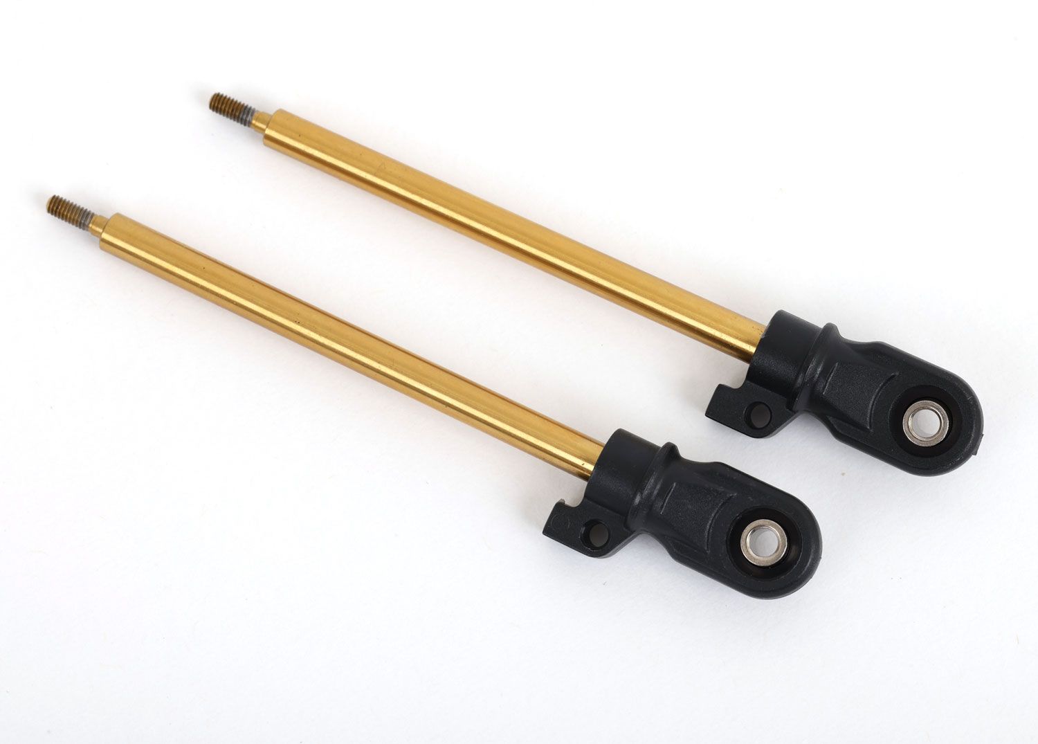 TRAXXAS 9662T Shock shaft, 80mm (GT-Maxx®) (TiN-coated) (2) (assembled with rod ends and steel hollow balls)