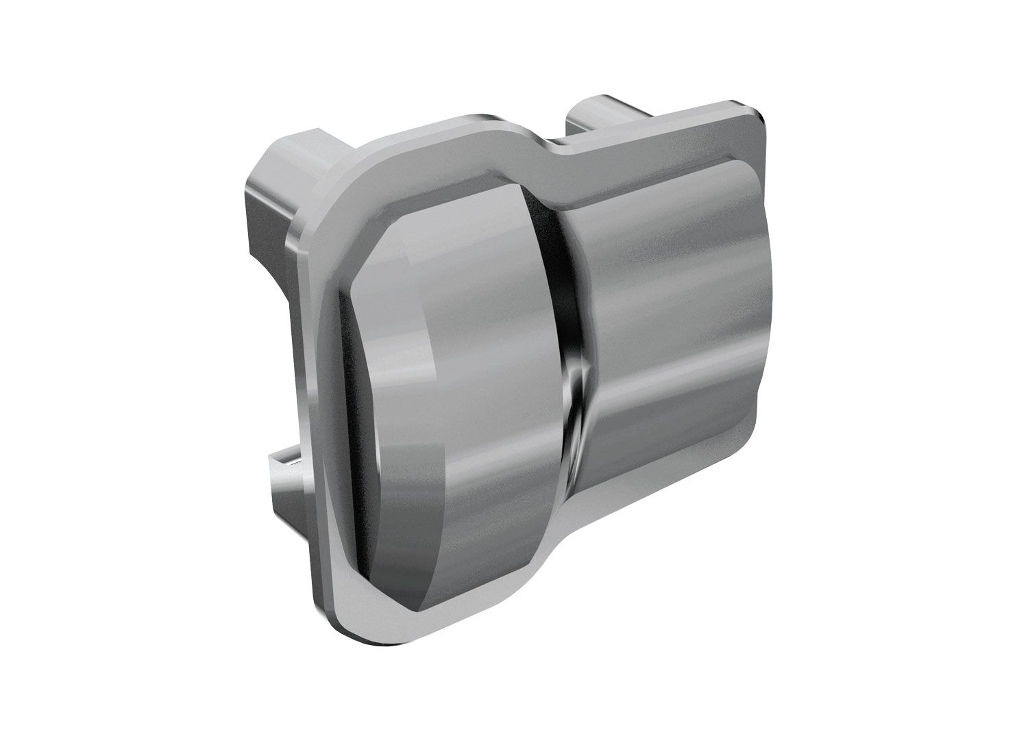 TRAXXAS 9738-GRAY Axle cover, front or rear (gray) (2)