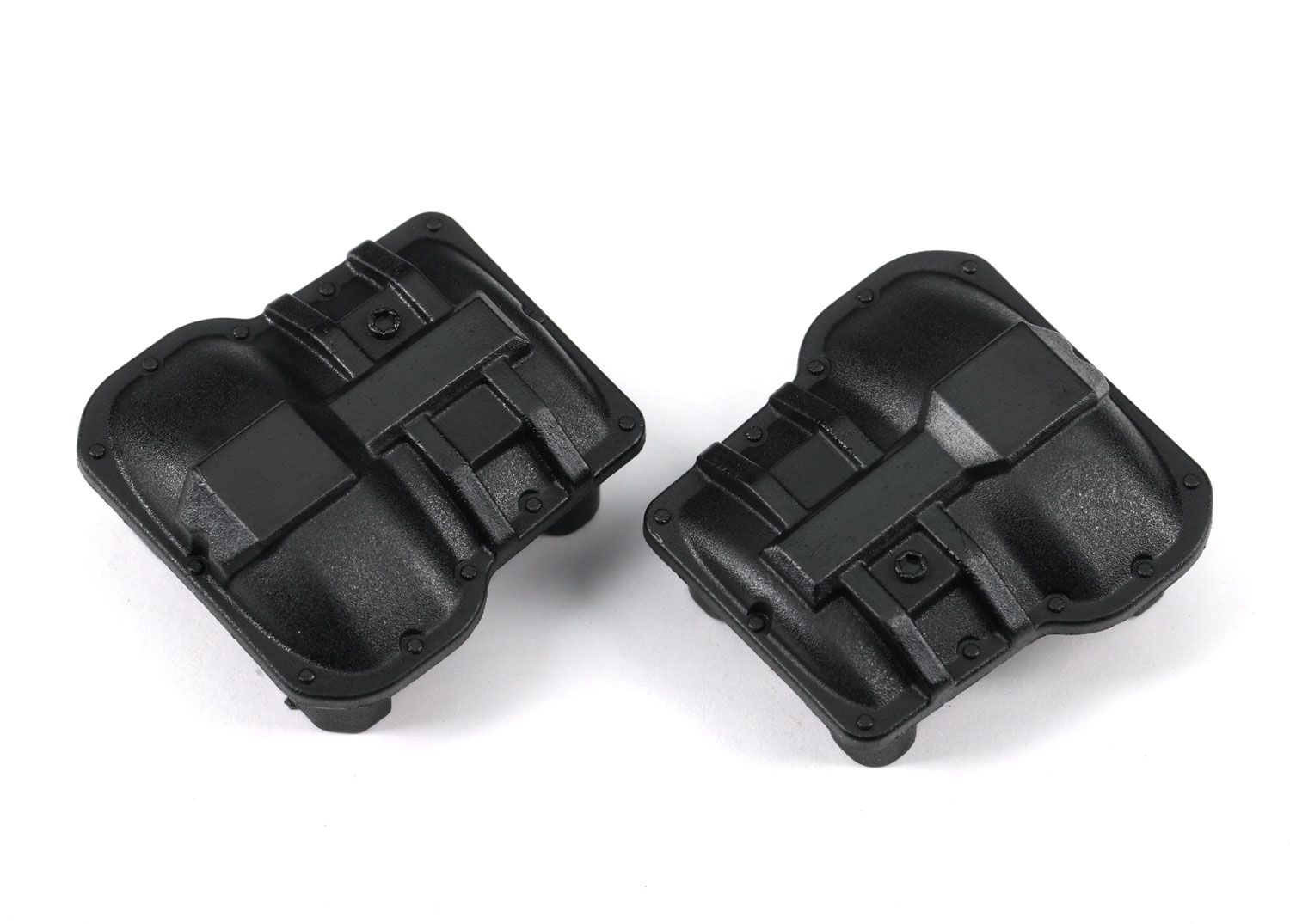 TRAXXAS 9738 Axle cover, front or rear (black) (2)