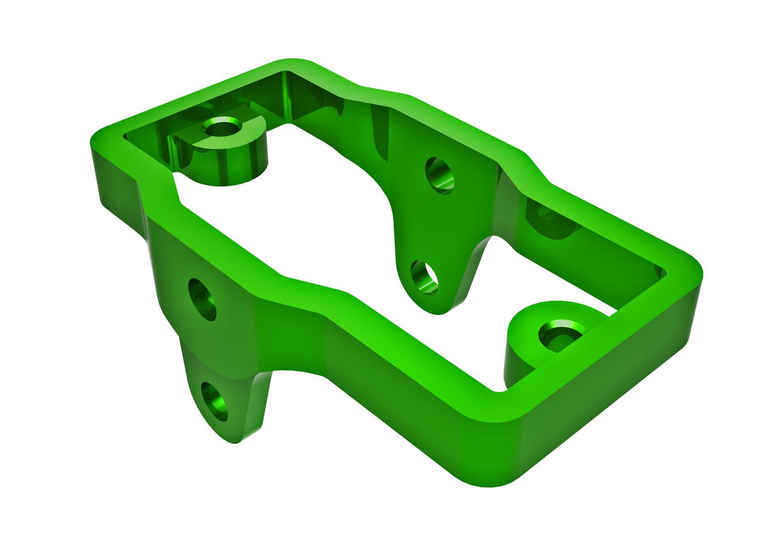 TRAXXAS 9739-GRN Servo mount, 6061-T6 aluminum (green-anodized)