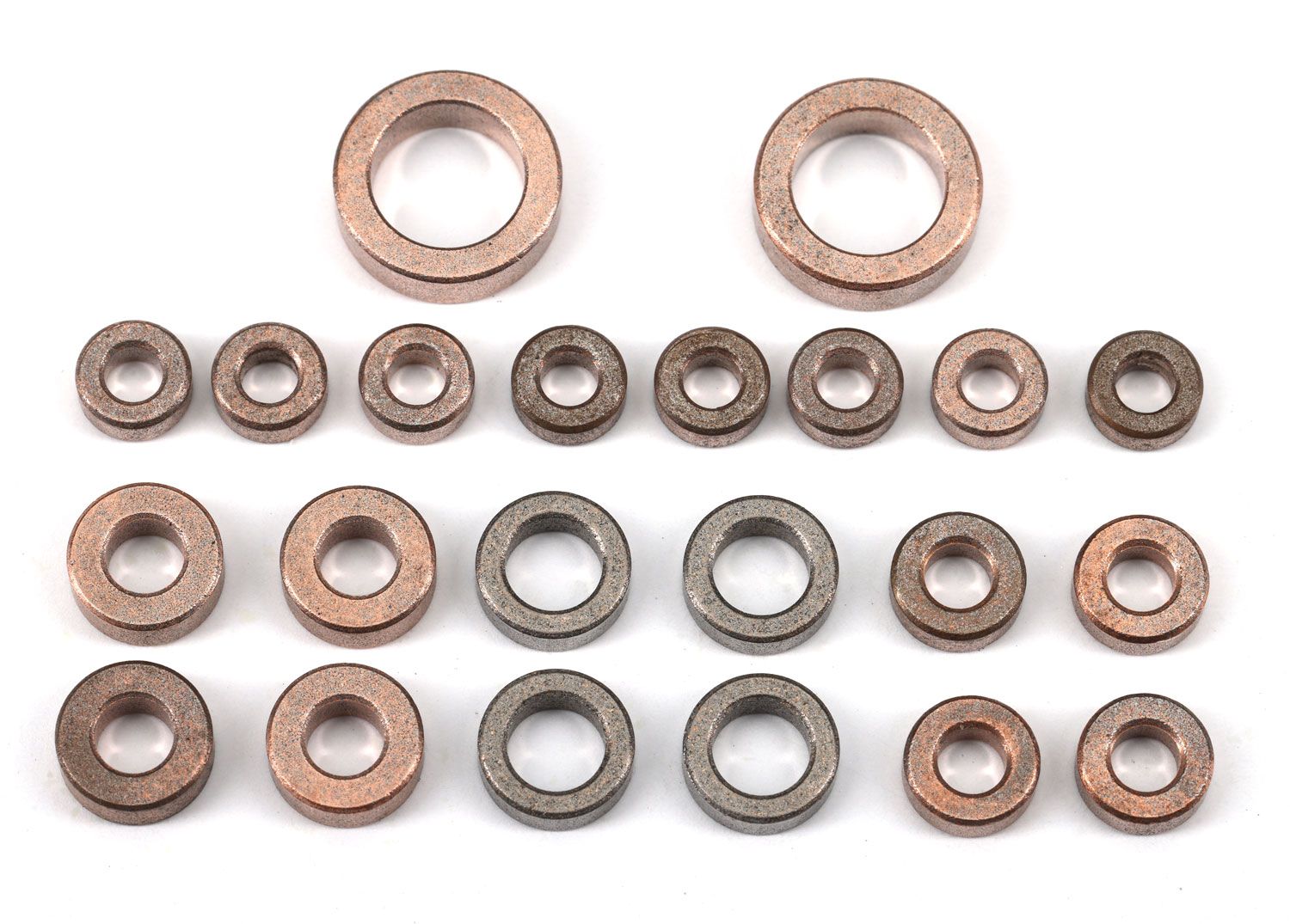 TRAXXAS 9745 Bushing set, self-lubricating, complete (3x6x2.5mm (8), 5x8x2.5mm (4), 4x8x3mm (4), 8x12x3.5mm (2), 3.5x7x2.5mm (4))