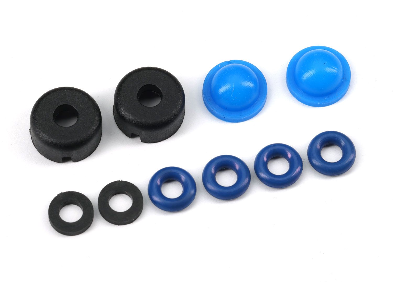 TRAXXAS 9762 Rebuild kit, GTM shock (o-rings, spacers, bladders, bottom caps) (renews 2 shocks)
