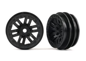 TRAXXAS 9768 Wheels, 1.0" (black) (2)