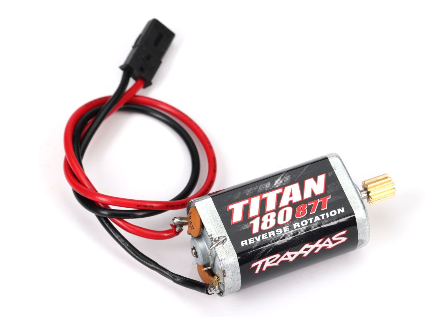 TRAXXAS 9775 Motor, Titan® 87T (87-turn, 180 size)/ pinion gear, 11-tooth (metal)