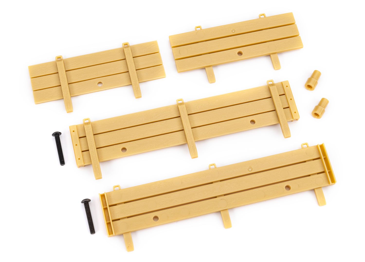 TRAXXAS 9798 Stake sides, utility trailer (complete set)/ spare tire mount (2)/ 3x18mm BCS (2)