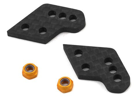 ASSOCIATED 9873 Aluminum Hub Tower C Carbon Fiber: SC10 2WD; B44.2