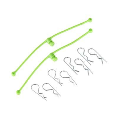 DUBRO 2253 Body Klip Retainers Lime Green