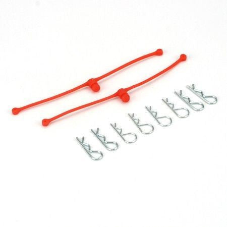 DUBRO 2252 Body Klip Retainers Orange