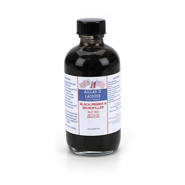 ALCLAD 309 Black Primer and Microfiller 4 oz